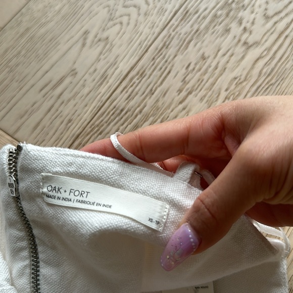 Oak & Fort - white cropped tank top - Picture 3 of 4